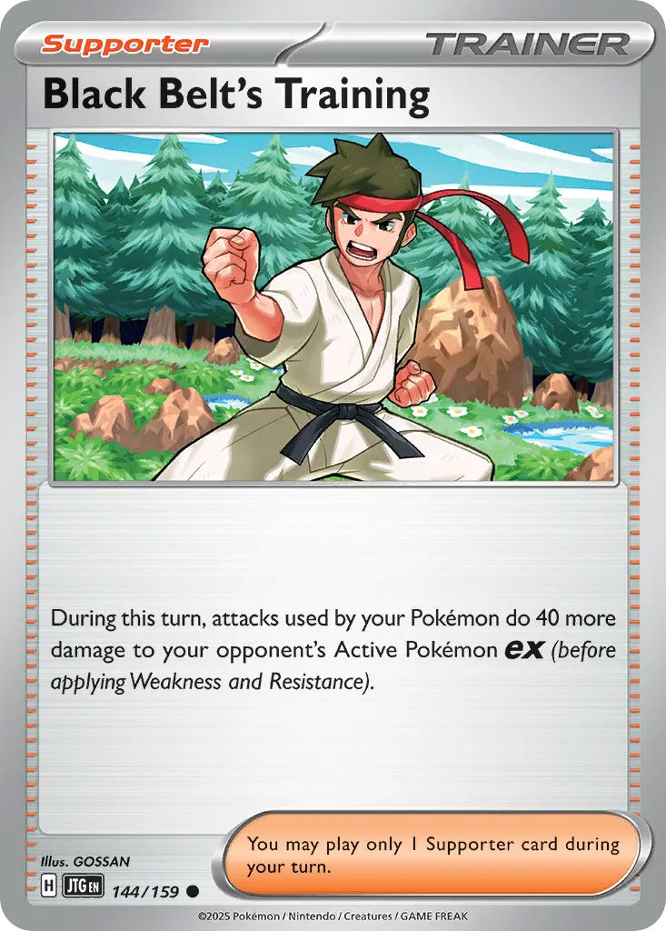 Black Belt's Training card image