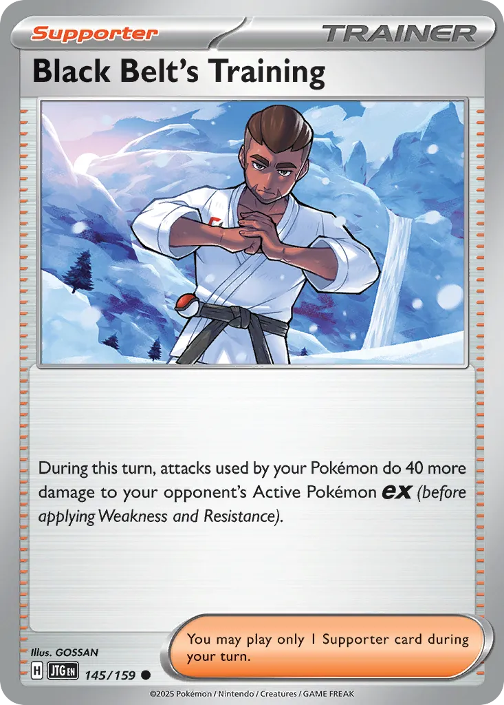 Black Belt's Training card image