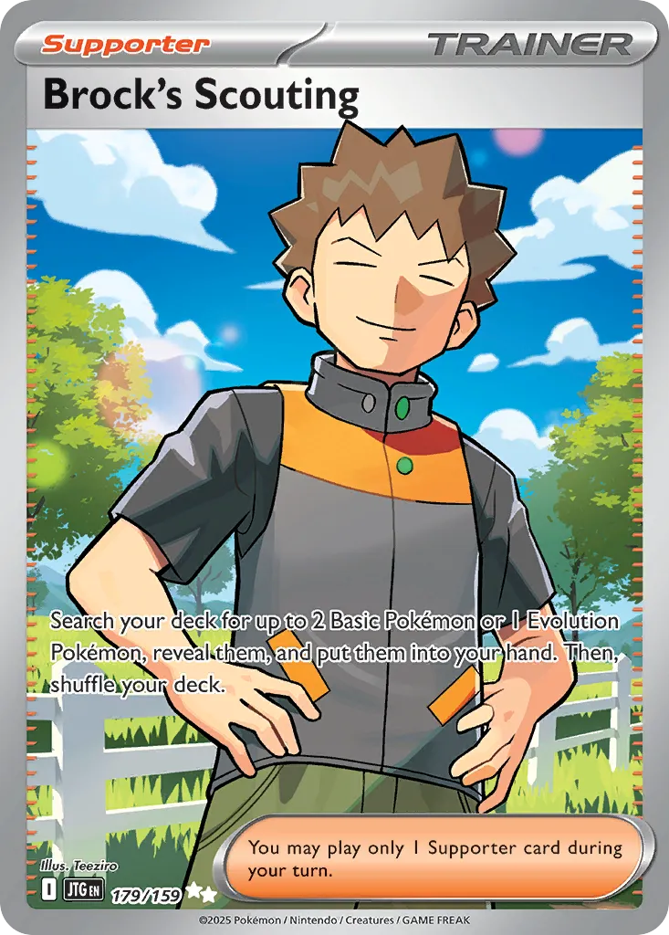 Brock's Scouting card image