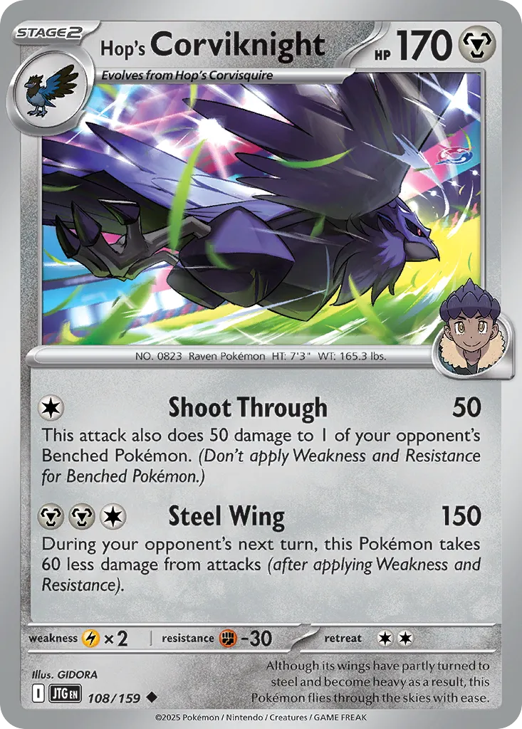 Hop's Corviknight card image
