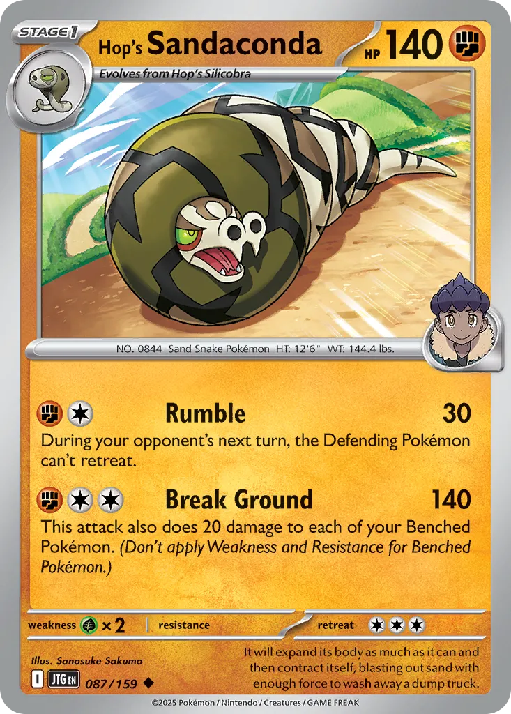Hop's Sandaconda card image