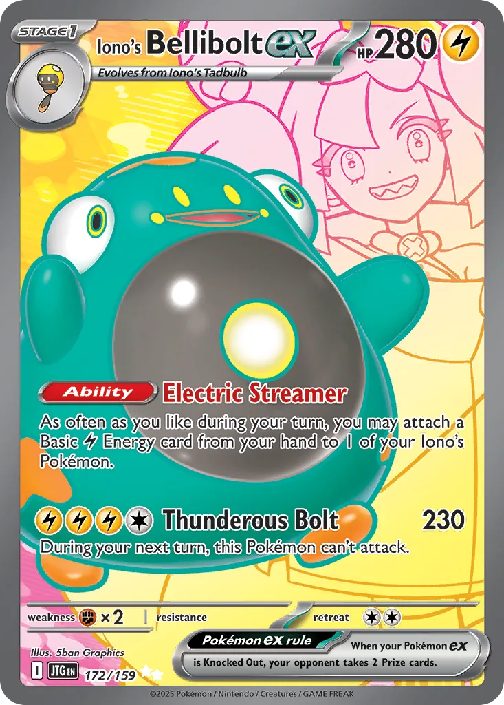 Iono's Bellibolt ex card image