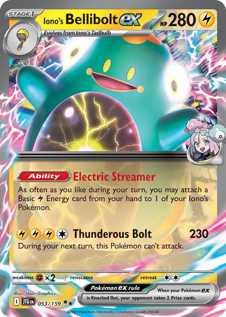 Iono's Bellibolt ex card image