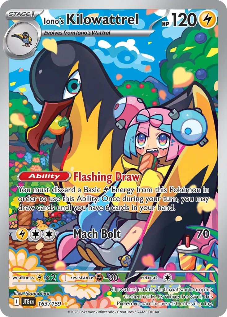 Iono's Kilowattrel card image