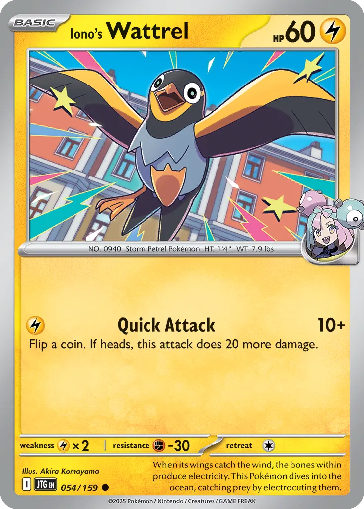 Iono's Wattrel card image