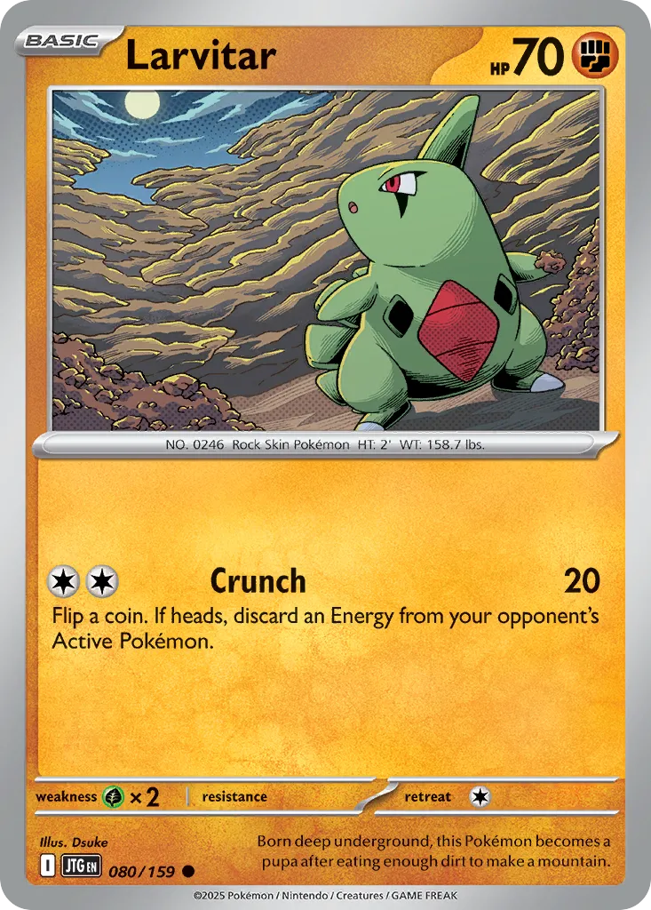 Larvitar card image