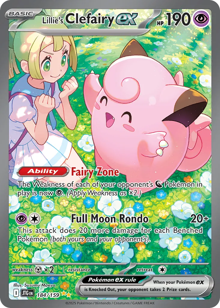 Lillie's Clefairy ex #184 card image