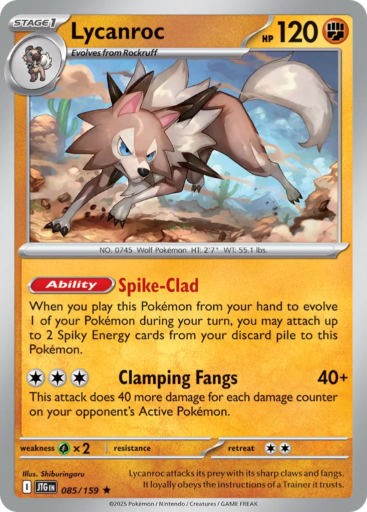 Lycanroc card image