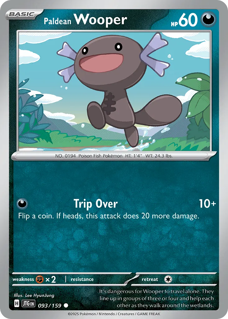 Paldean Wooper card image