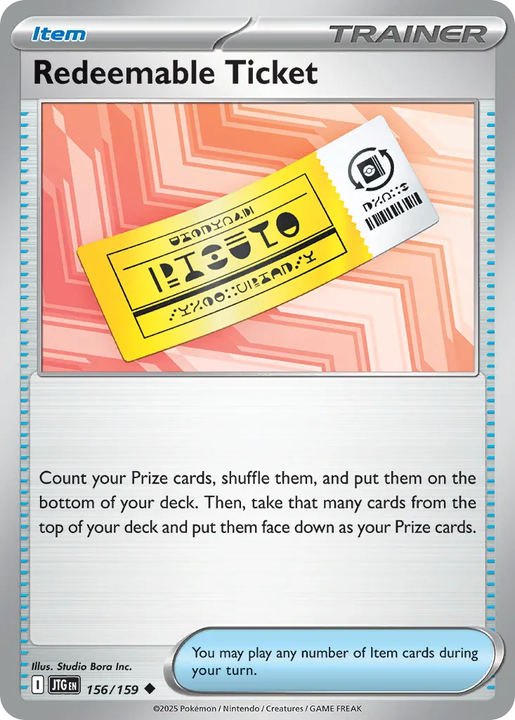 Redeemable Ticket card image