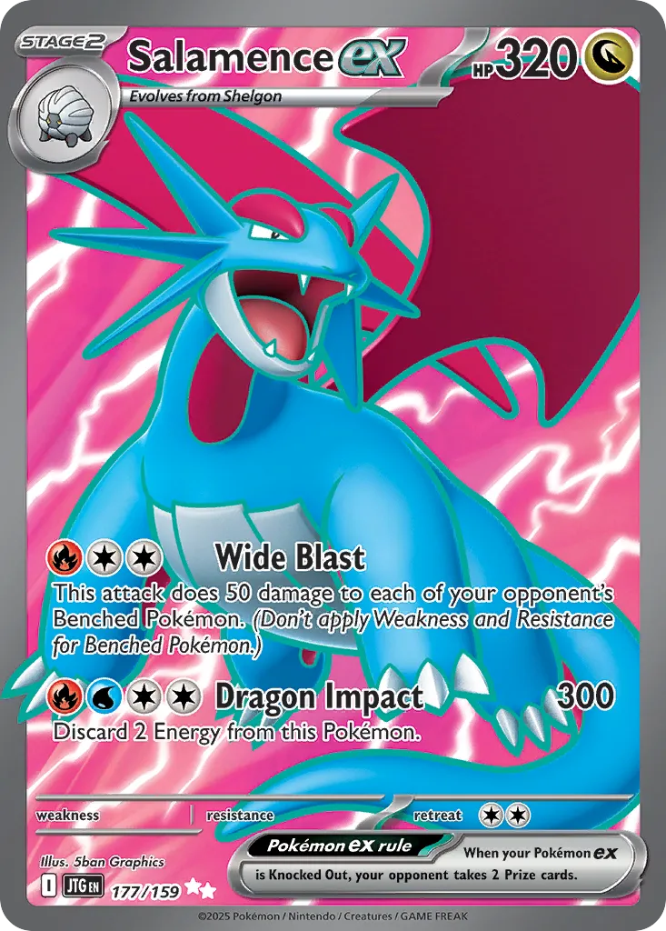 Salamence ex card image