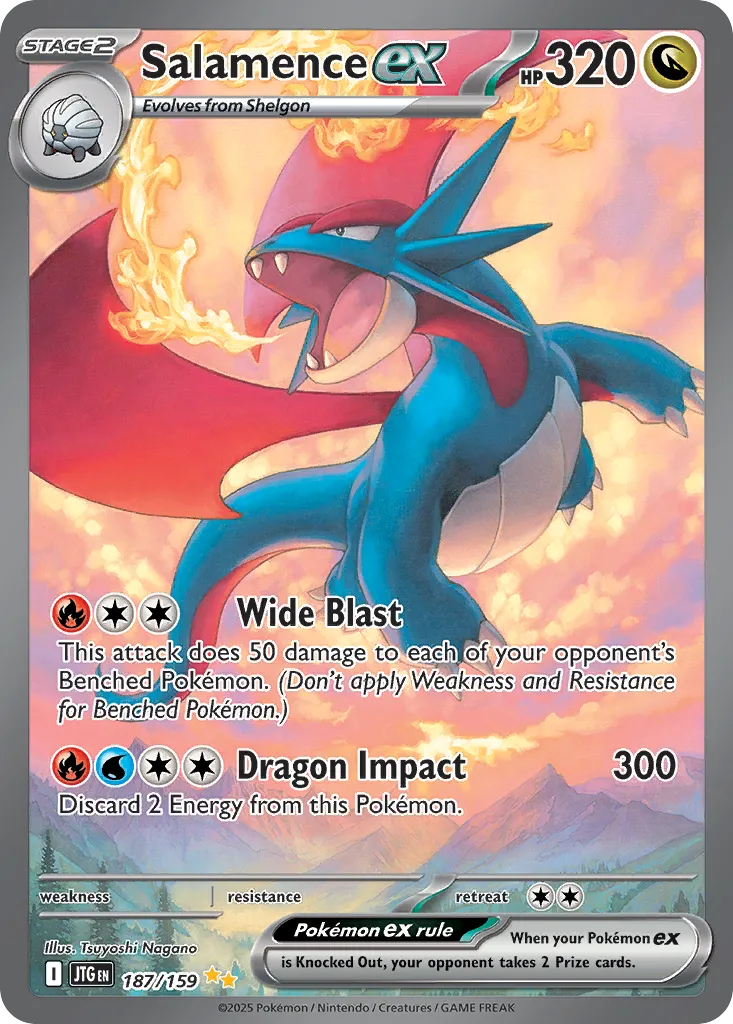 Salamence ex #187 card image