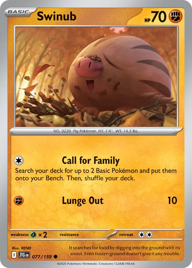Swinub card image