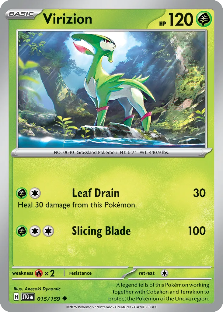 Virizion card image