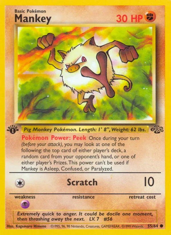 Mankey card image