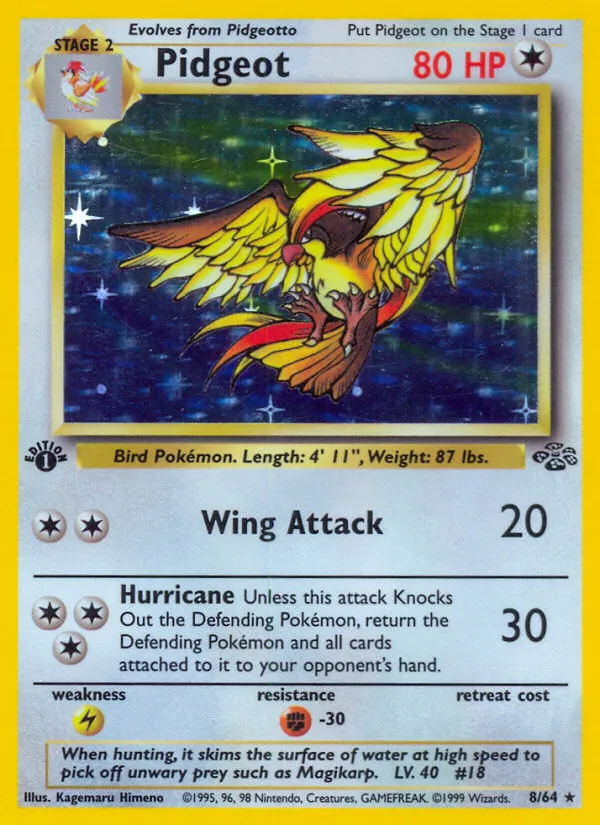 Pidgeot #8 card image