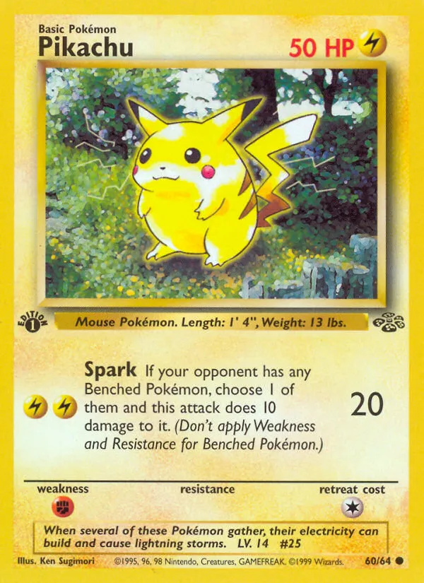 Pikachu card image