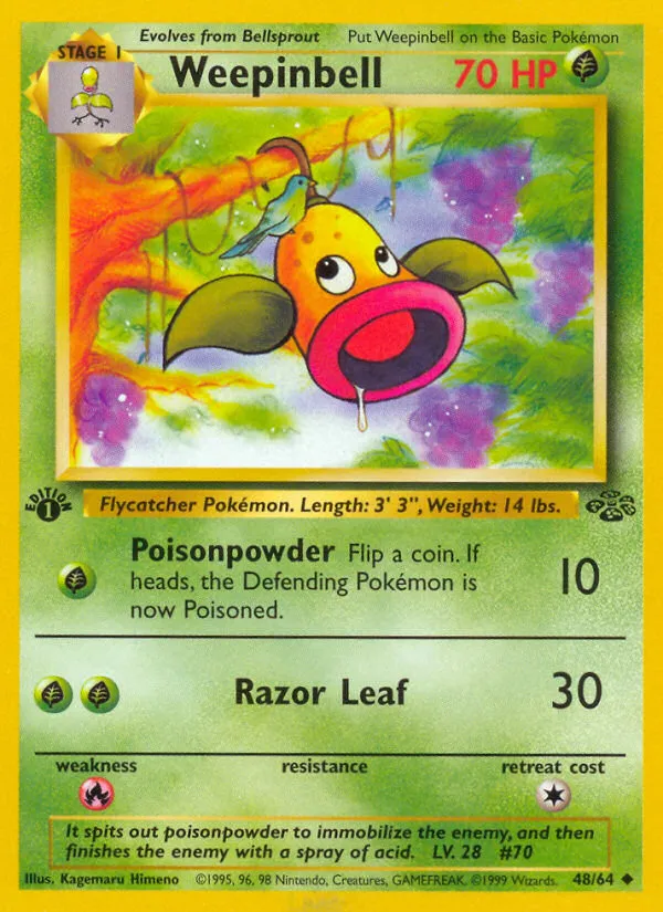 Weepinbell card image