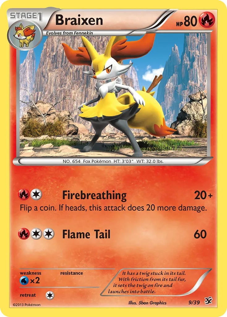 Braixen card image