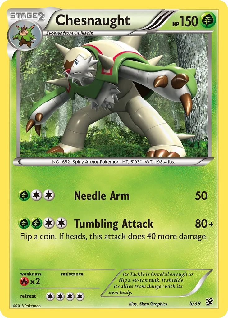 Chesnaught #5 card image