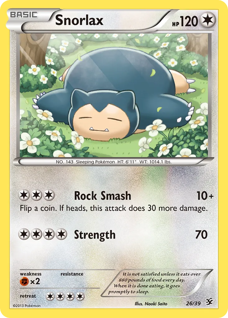 Snorlax #26 card image