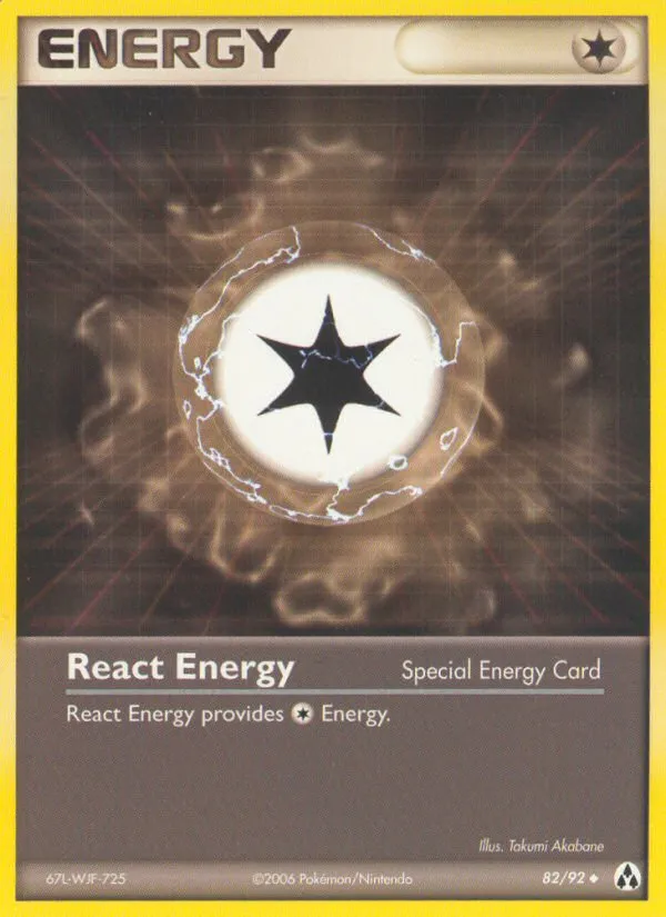React Energy card image