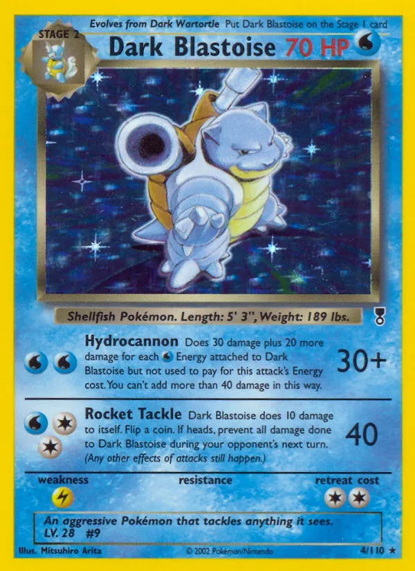 Dark Blastoise #4 card image