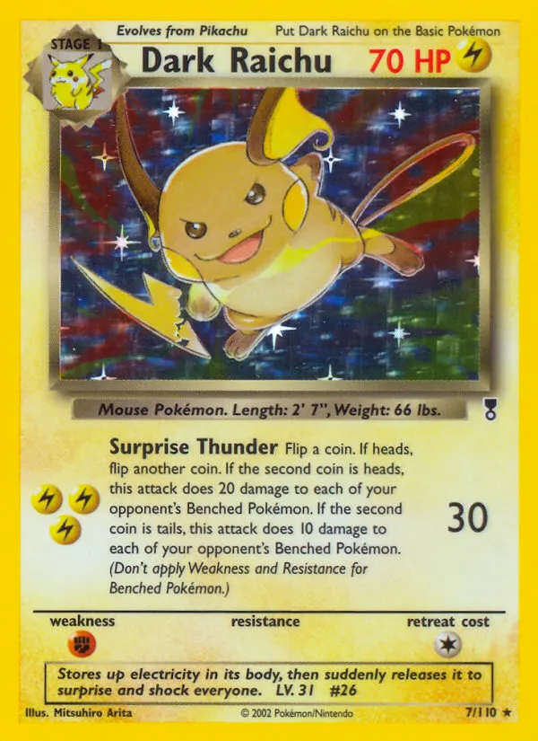 Dark Raichu card image