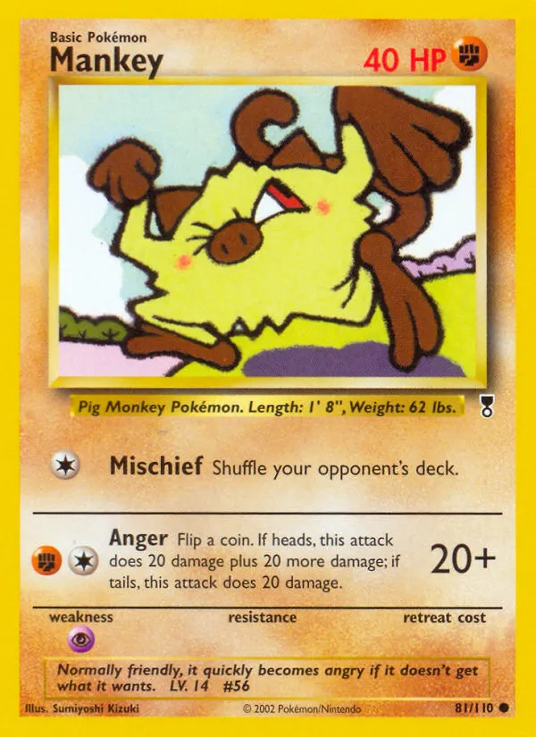 Mankey card image