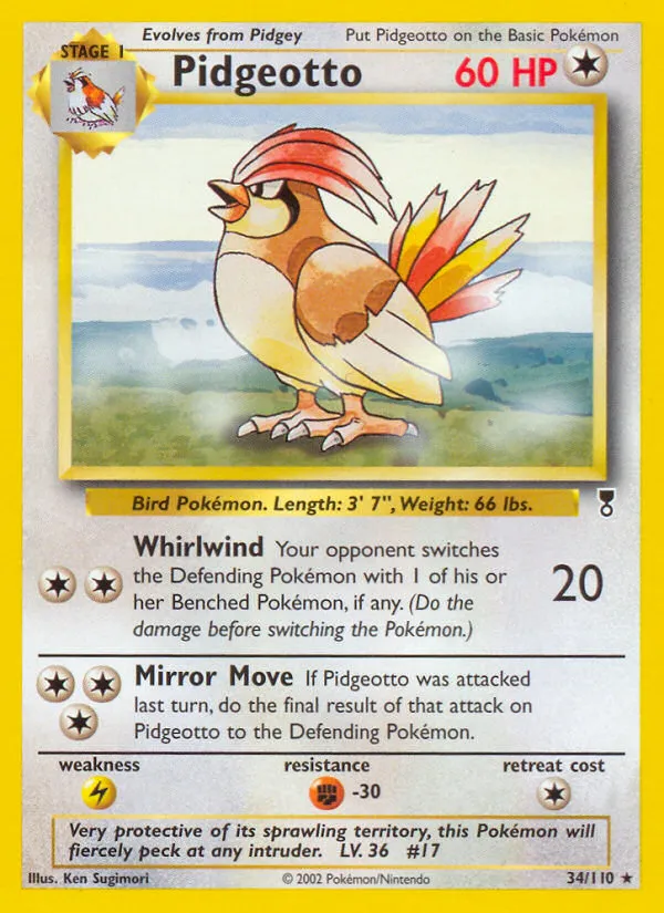 Pidgeotto card image