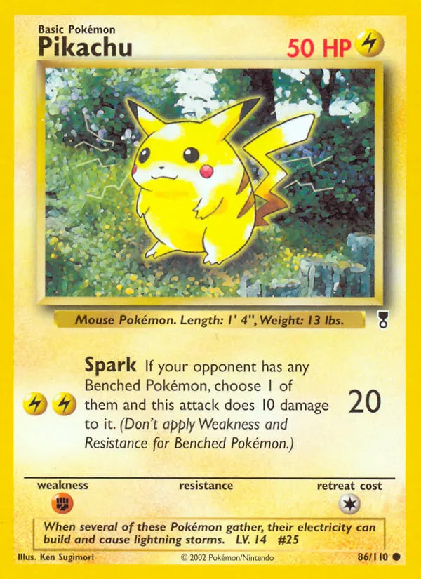 Pikachu card image