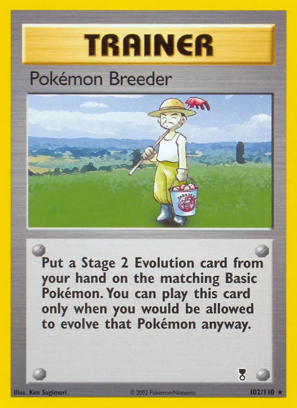Pokemon Breeder card image