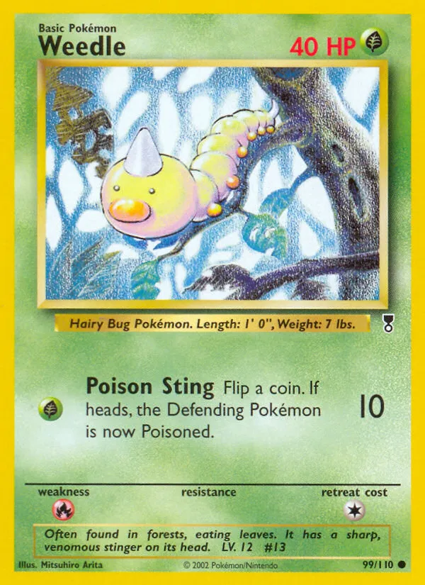 Weedle card image