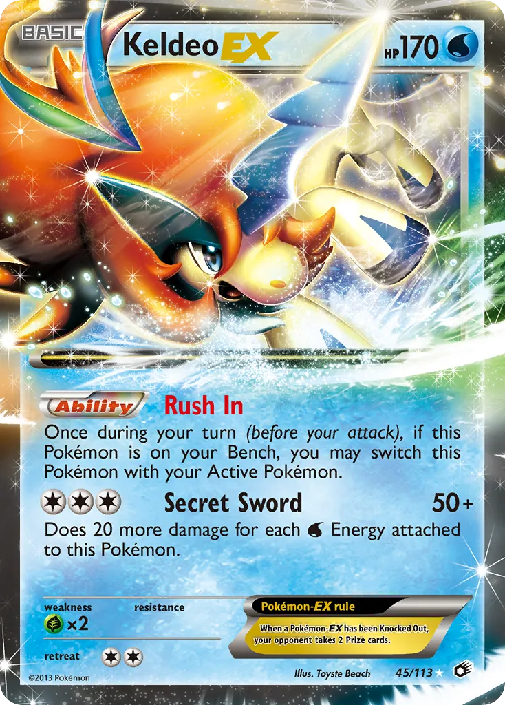 Keldeo-EX card image