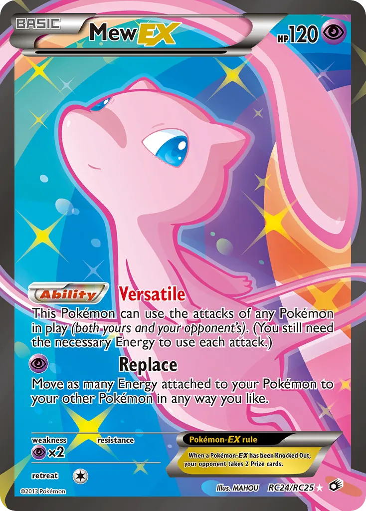 Mew-EX #RC24 card image