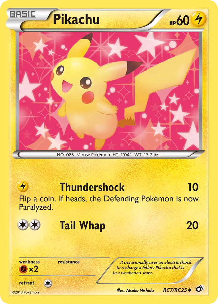 Pikachu #RC7 card image