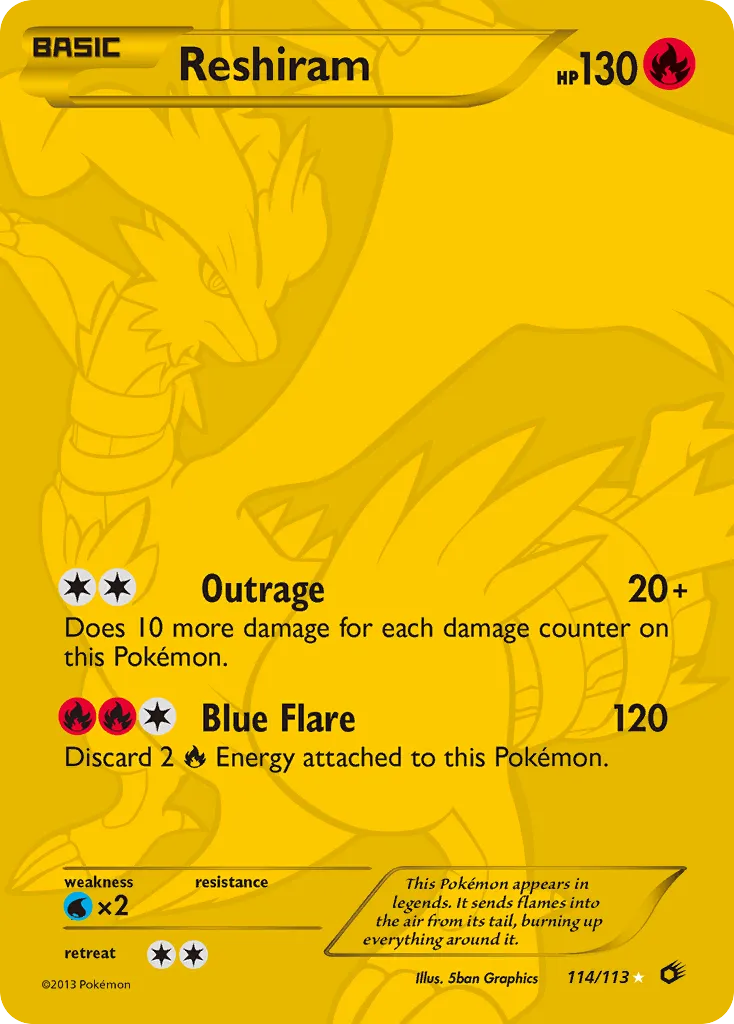 Reshiram #114 card image