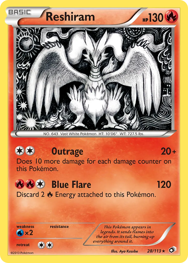 Reshiram card image