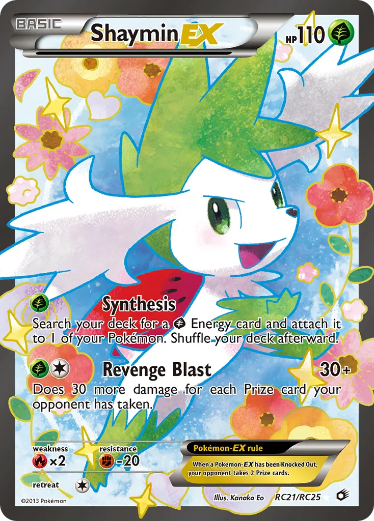 Shaymin-EX #RC21 card image
