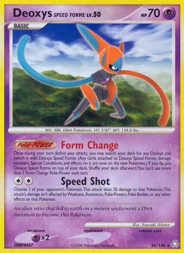 Deoxys Speed Forme card image