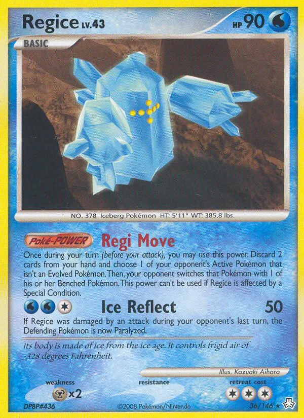 Regice card image