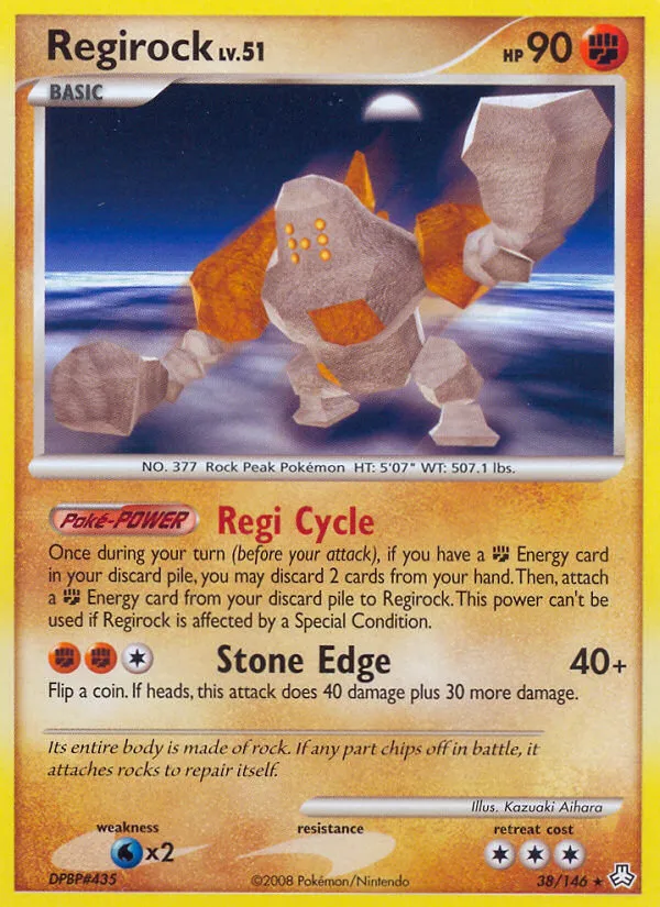 Regirock card image