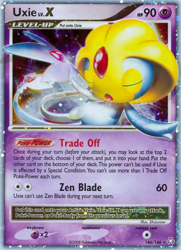Uxie LV.X #146 card image