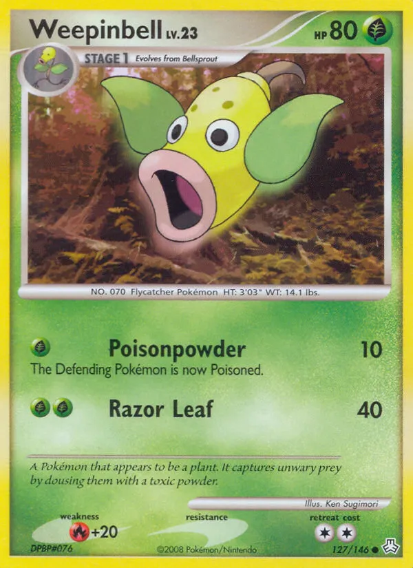 Weepinbell card image