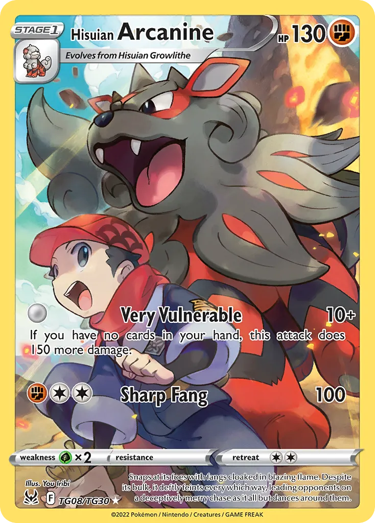 Hisuian Arcanine card image