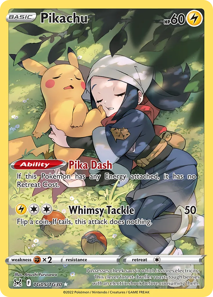 Pikachu #TG05 card image