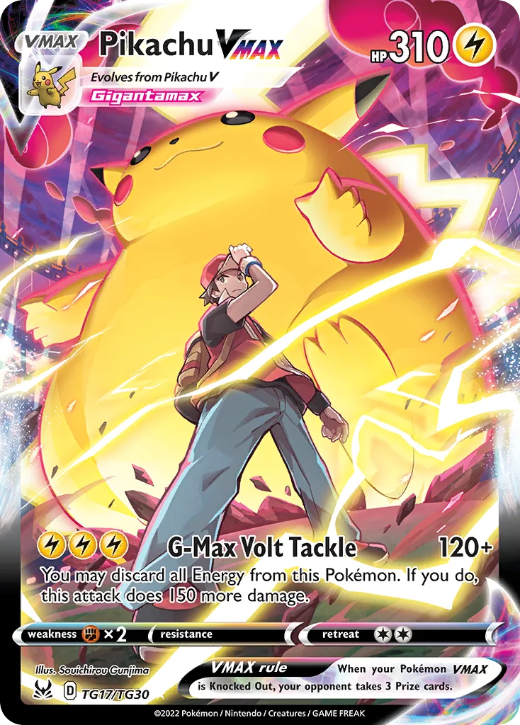 Pikachu VMAX #TG17 card image