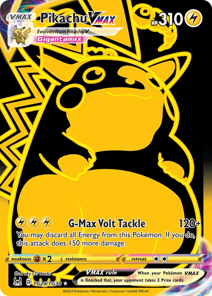 Pikachu VMAX #TG29 card image