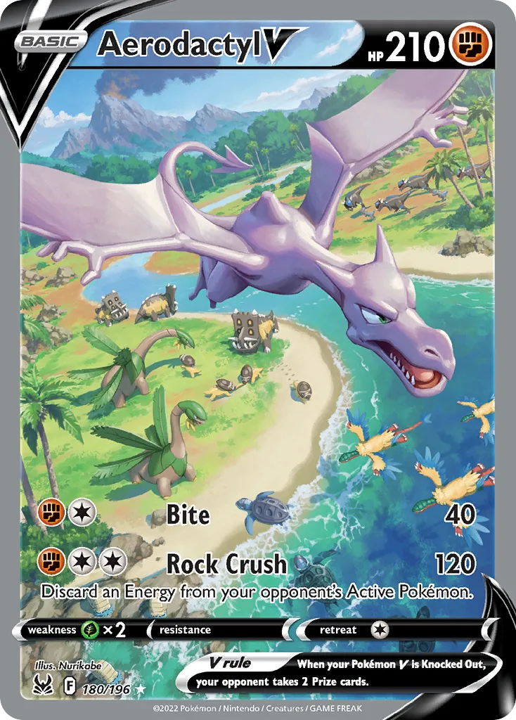 Aerodactyl V #180 card image