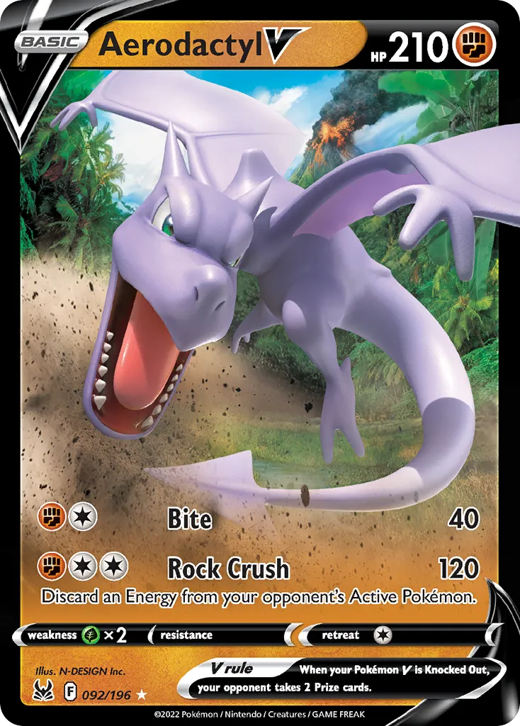 Aerodactyl V card image